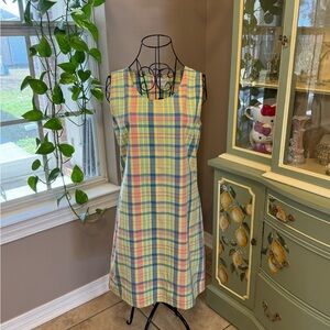 Westbound Multicolor Plaid Mini Dress